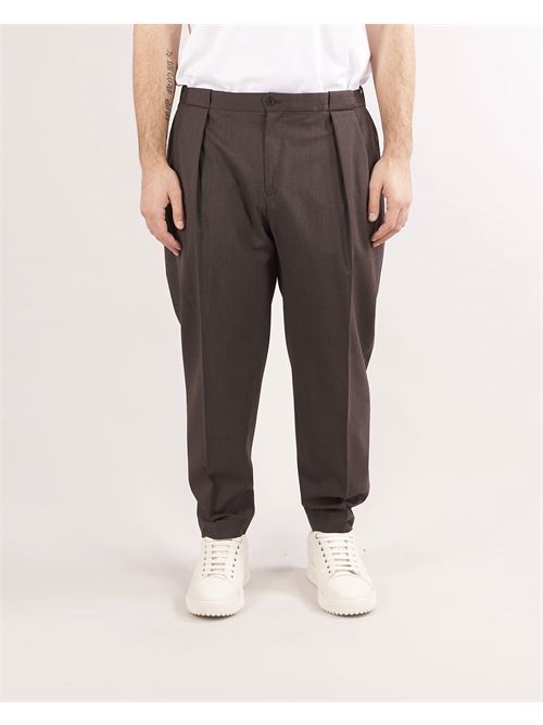 Trousers with elastic and pences Quattro Decimi QUATTRO DECIMI | Pants | PORTOBELLOS42210046
